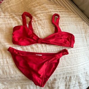 red bikini